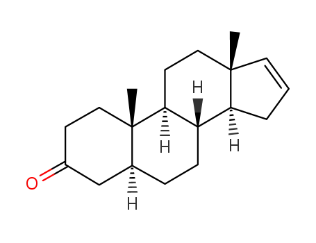 Molecular Structure of 18339-16-7 (5ALPHA-ANDROST-16-EN-3-ONE)