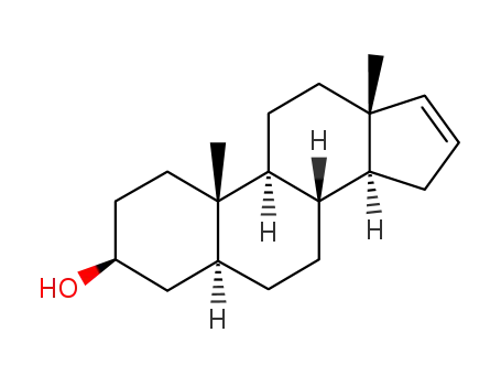 Molecular Structure of 7148-51-8 (16,(5-ALPHA)-ANDROSTEN-3-BETA-OL)