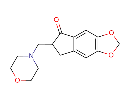 6-morpholinomethyl-6,7-dihydro-indeno[5,6-d][1,3]dioxol-5-one