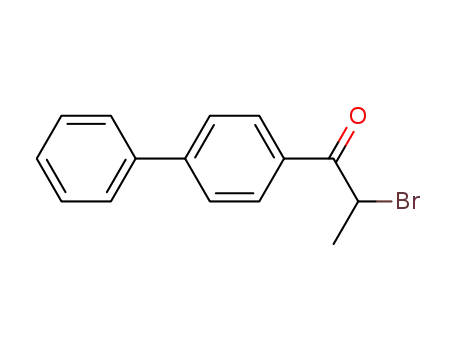 Molecular Structure of 73932-64-6 (1-(biphenyl-4-yl)-2-bromopropan-1-one)