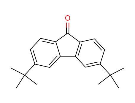 Molecular Structure of 58775-15-8 (3,6-Di-tert-butylfluorenone, 99%)