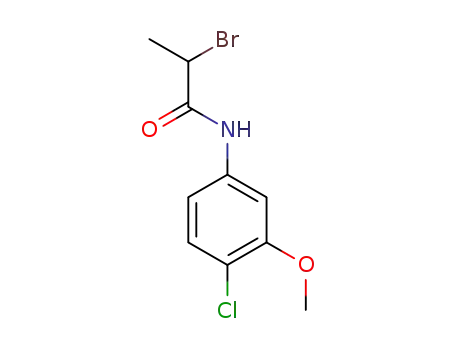 2-bromo-N-(4-chloro-3-methoxyphenyl)propanamide