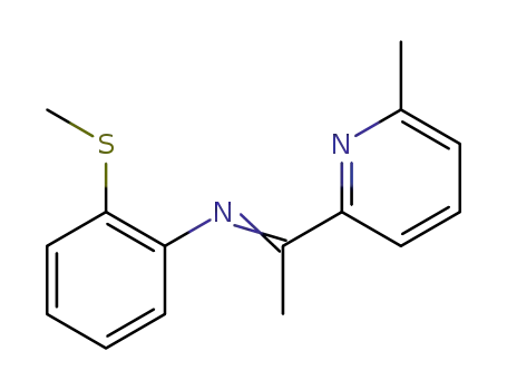 N-[1-(6-methylpyridin-2-yl)ethylidene]-2-(methylthio)aniline