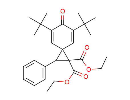 diethyl 5,7-di-tert-butyl-6-oxo-2-phenylspiro[2.5]octa-4,7-diene-1,1-dicarboxylate