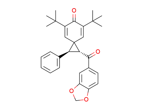 1-(benzo[d][1,3]dioxole-5-carbonyl)-5,7-di-tert-butyl-2-phenylspiro[2.5]octa-4,7-dien-6-one