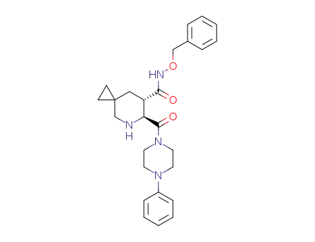 (6S,7S)-N-(benzyloxy)-6-((4-phenylpiperazin-1-yl)carbonyl)-5-azaspiro(2,5)octane-7-carboxamide