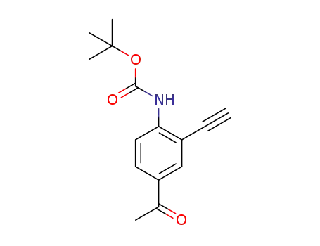 tert-butyl (4-acetyl-2-ethynylphenyl)carbamate