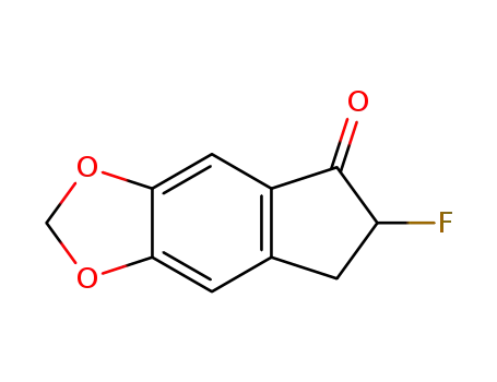 6-fluoro-6,7-dihydro-5H-indeno[5,6-d][1,3]dioxol-5-one