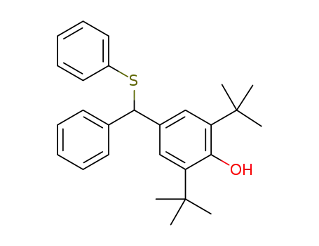 2,6-di-tert-butyl-4-(phenyl(phenylthio)methyl)phenol