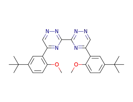 5,5’-bis(5-tert-butyl-2-methoxyphenyl)-3,3’-bi-1,2,4-triazine
