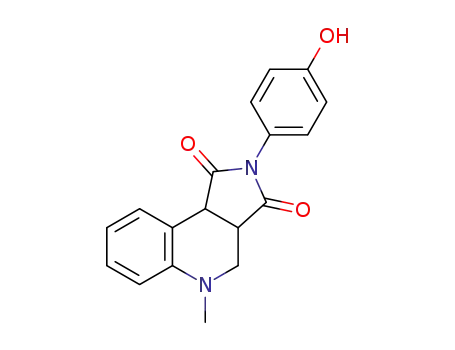 2-(4-hydroxyphenyl)-5-methyl-3a,4,5,9b-tetrahydro-1H-pyrrolo[3,4-c]quinoline-1,3(2H)-dione
