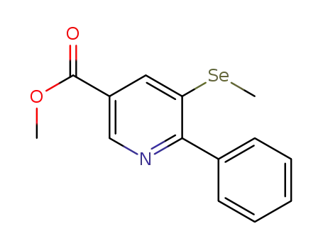 methyl 5-(methylselanyl)-6-phenylnicotinate