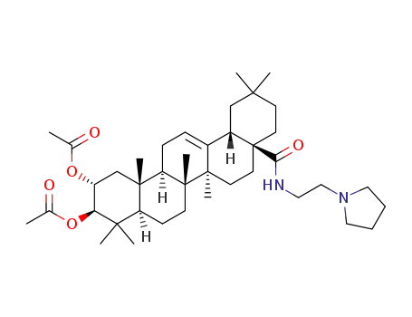(2α,3β)-N-(2-pyrrolidin-1-ylethyl)-2,3-diacetyloxy-olean-12-en-28-amide