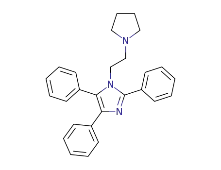 2,4,5-triphenyl-1-(2-(pyrrolidin-1-yl)ethyl)-1H-imidazole