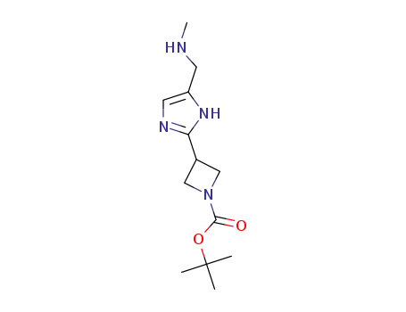 tert-butyl 3-(5-((methylamino)methyl)-1H-imidazol-2-yl)azetidine-1-carboxylate