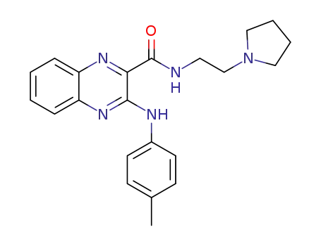 N-(2-(pyrrolidin-1-yl)ethyl)-3-(p-tolylamino)quinoxaline-2-carboxamide