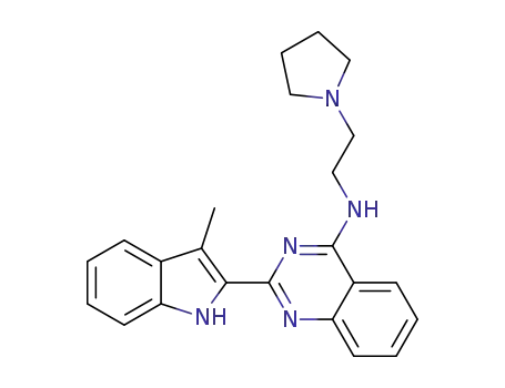 2-(3-methyl-1H-indol-2-yl)-N-(2-(pyrrolidin-1-yl)ethyl)quinazolin-4-amine