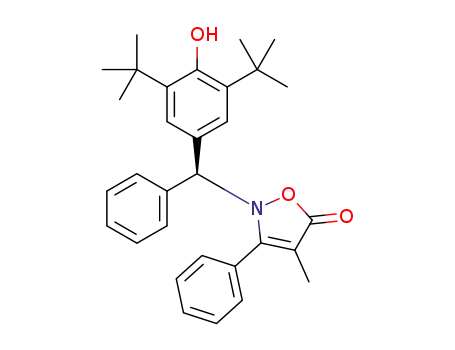 (S)-2-((3,5-di-tert-butyl-4-hydroxyphenyl)(phenyl)methyl)-4-methyl-3-phenylisoxazol-5(2H)-one