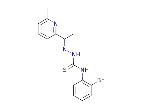 (E)-N-(2-bromophenyl)-2-(1-(6-methylpyridin-2-yl)ethylidene)hydrazine-1-carbothioamide