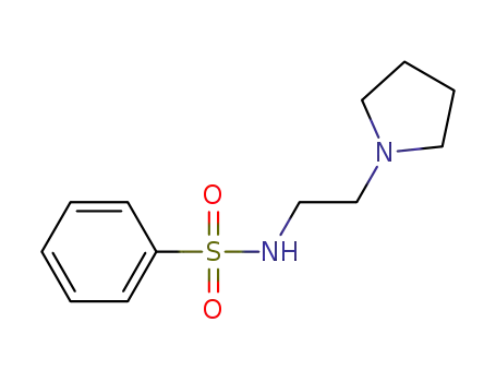 N-(2-(pyrrolidin-1-yl)ethyl)benzenesulfonamide