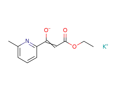 3-(6-methyl-[2]pyridyl)-3-oxo-propionic acid ethyl ester; potassium-compound