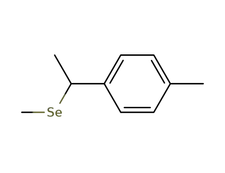 Molecular Structure of 75155-29-2 (Benzene, 1-methyl-4-[1-(methylseleno)ethyl]-)