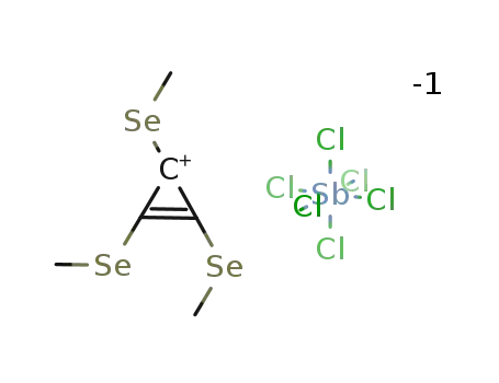 C6H9Se3(1+)*Cl6Sb(1-)