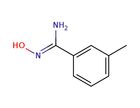 Molecular Structure of 40067-82-1 (N'-HYDROXY-3-METHYLBENZENECARBOXIMIDAMIDE)