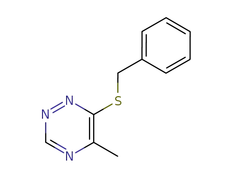 6-(benzylthio)-5-methyl-1,2,4-triazine