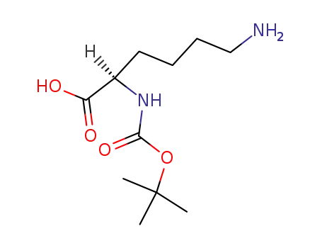 2R)-6-amino-2-[(2-methylpropan-2-yl)oxycarbonylamino]hexanoic acid cas no. 106719-44-2 98%