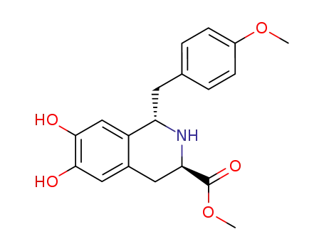 (1S,3R)-6,7-Dihydroxy-1-(4-methoxy-benzyl)-1,2,3,4-tetrahydro-isoquinoline-3-carboxylic acid methyl ester