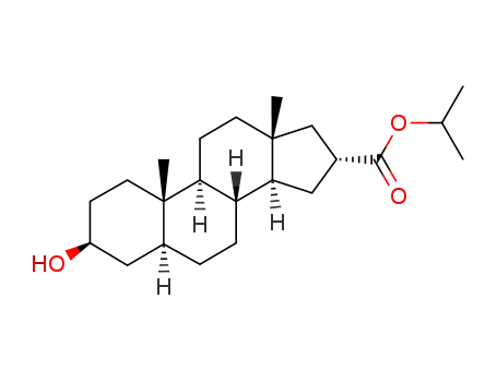 (3S,5S,8S,9S,10S,13R,14S,16R)-3-Hydroxy-10,13-dimethyl-hexadecahydro-cyclopenta[a]phenanthrene-16-carboxylic acid isopropyl ester