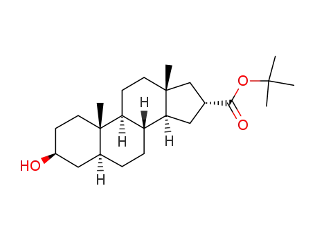 (3S,5S,8S,9S,10S,13R,14S,16R)-3-Hydroxy-10,13-dimethyl-hexadecahydro-cyclopenta[a]phenanthrene-16-carboxylic acid tert-butyl ester