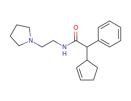 N-<2-(1-Pyrrolidinyl)ethyl>-Δ2-cyclopentenylphenylacetamide