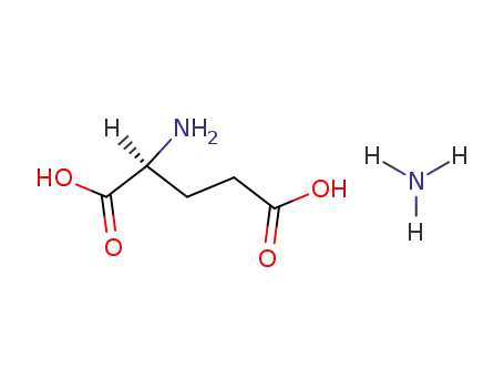 Molecular Structure of 7558-63-6 (L-GLUTAMIC ACID, MONOAMMONIUM SALT)