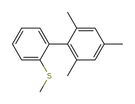 2-Methylthio-2'.4'.6'-trimethyl-biphenyl