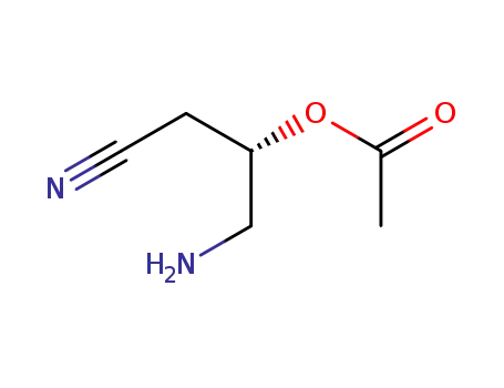 Acetic acid (S)-1-aminomethyl-2-cyano-ethyl ester