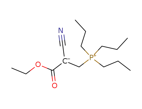 2-tripropylphosphonio-1-cyano-1-ethoxycarbonylethanide