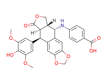 4'-O-demethyl-4β-(4''-carboxyanilino)-4-desoxypodophyllotoxin
