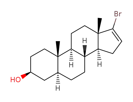 17-bromo-3β-hydroxy-5α-androstan-16-ene