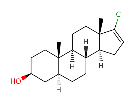 17-chloro-3β-hydroxy-5α-androstan-16-ene