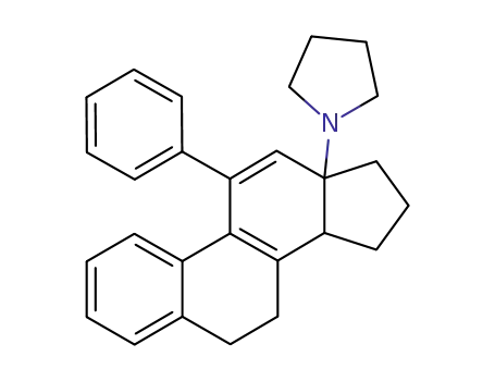 1-(11-Phenyl-6,7,14,15,16,17-hexahydro-cyclopenta[a]phenanthren-13-yl)-pyrrolidine