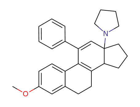 1-(3-Methoxy-11-phenyl-6,7,14,15,16,17-hexahydro-cyclopenta[a]phenanthren-13-yl)-pyrrolidine