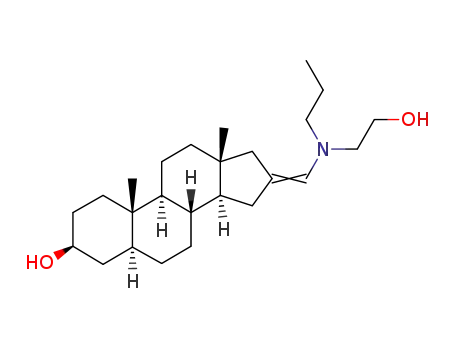 (3S,5S,8S,9S,10S,13R,14S)-16-[1-[(2-Hydroxy-ethyl)-propyl-amino]-meth-(Z)-ylidene]-10,13-dimethyl-hexadecahydro-cyclopenta[a]phenanthren-3-ol