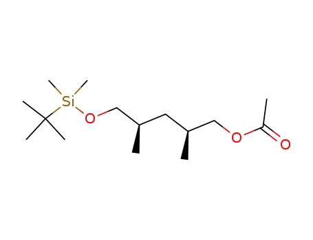 (2S,4R)-5-{[(1,1-dimethylethyl)(dimethyl)silyl]oxy}-2,4-dimethylpentyl acetate