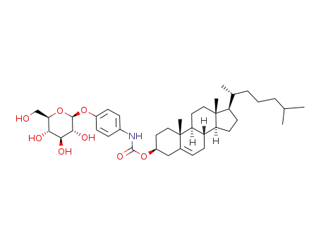 3β-cholest-5-en-3-yl N-[4-(β-D-glucopyranosyl)phenyl]carbamate