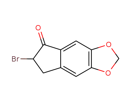2-bromo-5,6-methylenedioxy-1-indanone