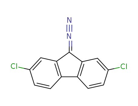 Molecular Structure of 888-01-7 (9H-Fluorene, 2,7-dichloro-9-diazo-)