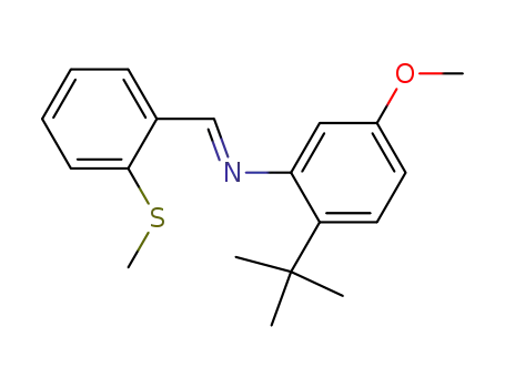 (2-tert-butyl-5-methoxy-phenyl)-(2-thiomethyl-benzylidene)-amine