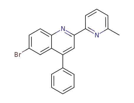 4-phenyl-6-bromo-2-(2'-(6'-methyl)pyridinyl)quinoline